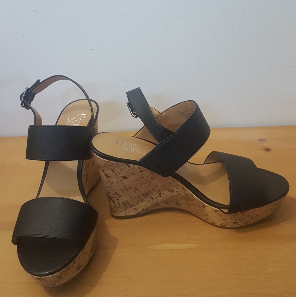 Black Platform heel